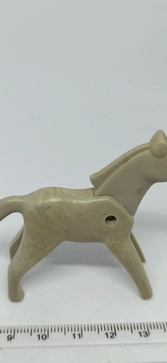 Poulain gris vintage playmobil - photo numéro 4