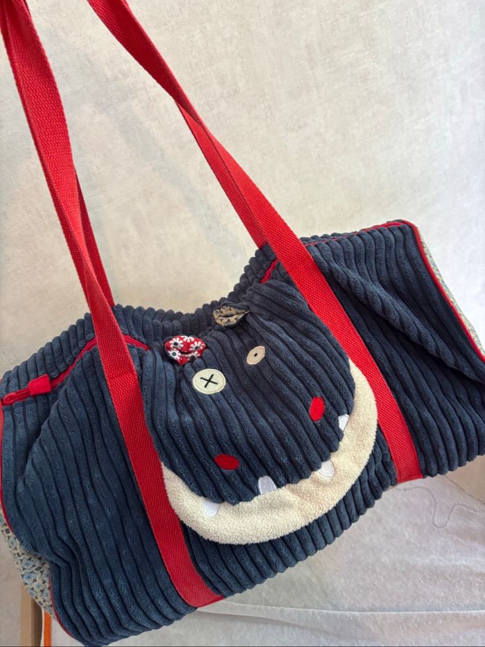 Sac de voyage hippopotame Les Déglingos pour bébé et enfant - photo numéro 2