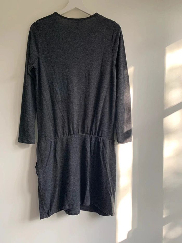 Robe grossesse grise Dorothée LS  envie de fraises taille 38 - photo numéro 2