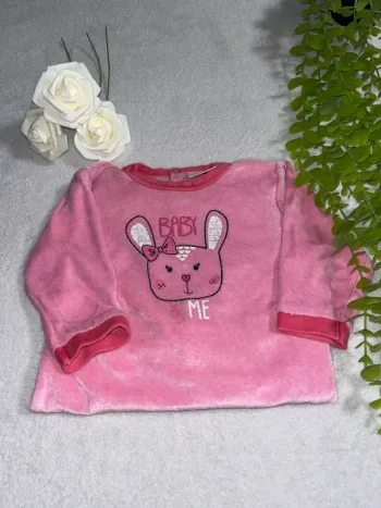 Pyjama 1 pièce à longue manche bébé fille