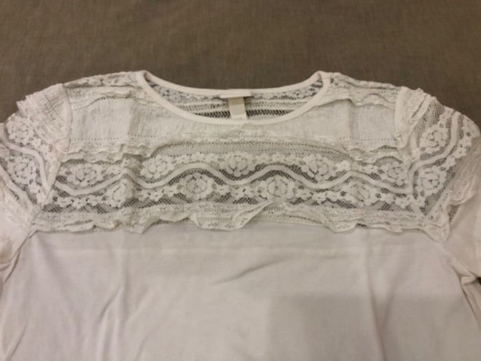 Tee-shirt dentelles