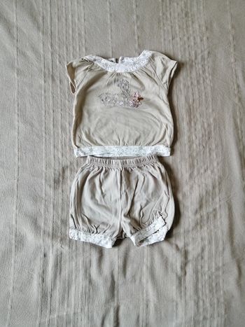 Ensemble fille Minnie été 12mois