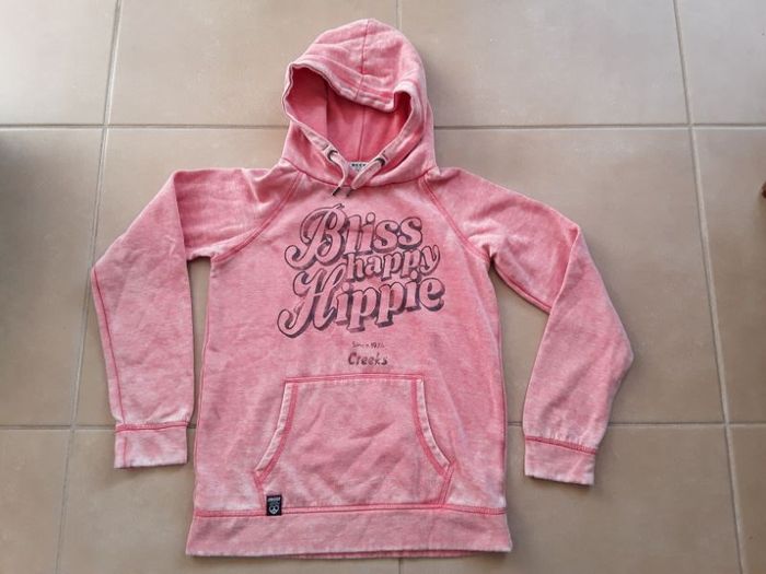 Sweat à capuche corail fille 14 ans CREEKS TBE