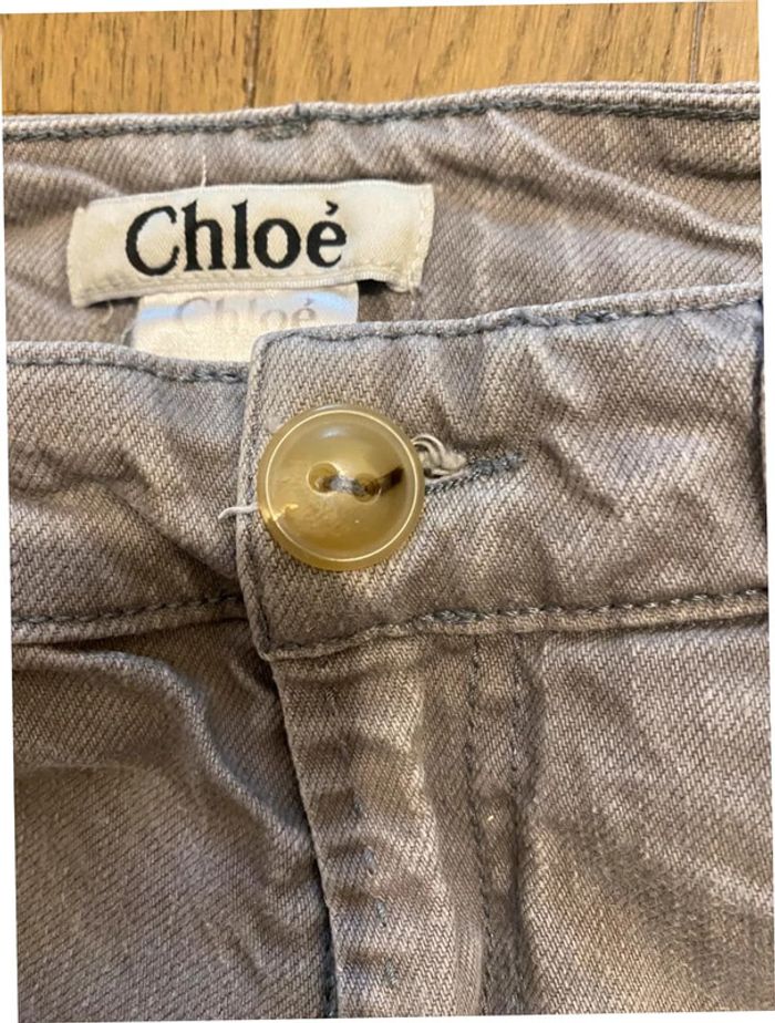 Jean slim Chloé gris clair taille 36 - photo numéro 4