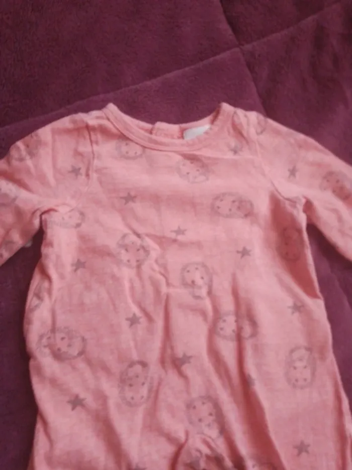 Pyjama grenouillère bébé fille 1 mois - photo numéro 5
