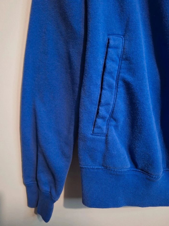Sweat à capuche vintage nike bleu - taille S - photo numéro 4