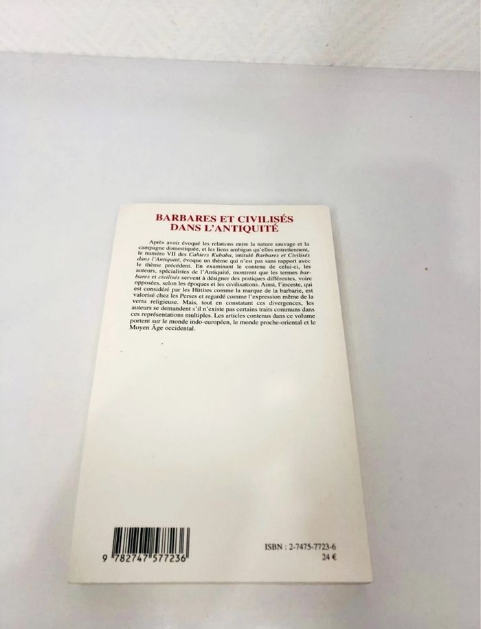 Cahier Kubaba n°7 Barbares et civilisés dans l’antiquité - photo numéro 3