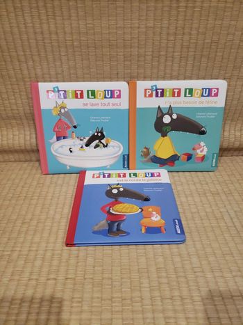 Lot de 3 livres p'tit loup