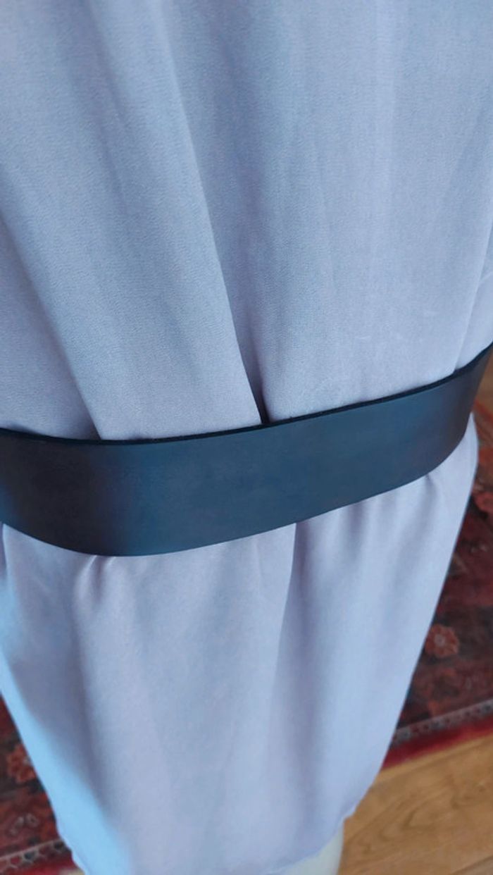 Ceinture en cuir Marron made in Italy 85cm - photo numéro 7