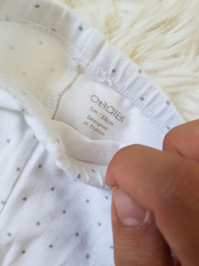 Lot de 3 leggings taille 1 mois - photo numéro 5