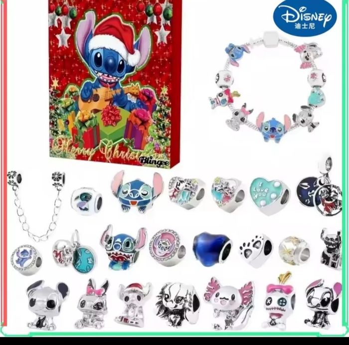 Calendrier de l avent stitch pour filles - photo numéro 2