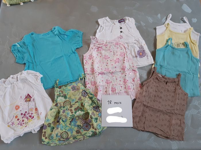 Lot tee-shirts bébé fille