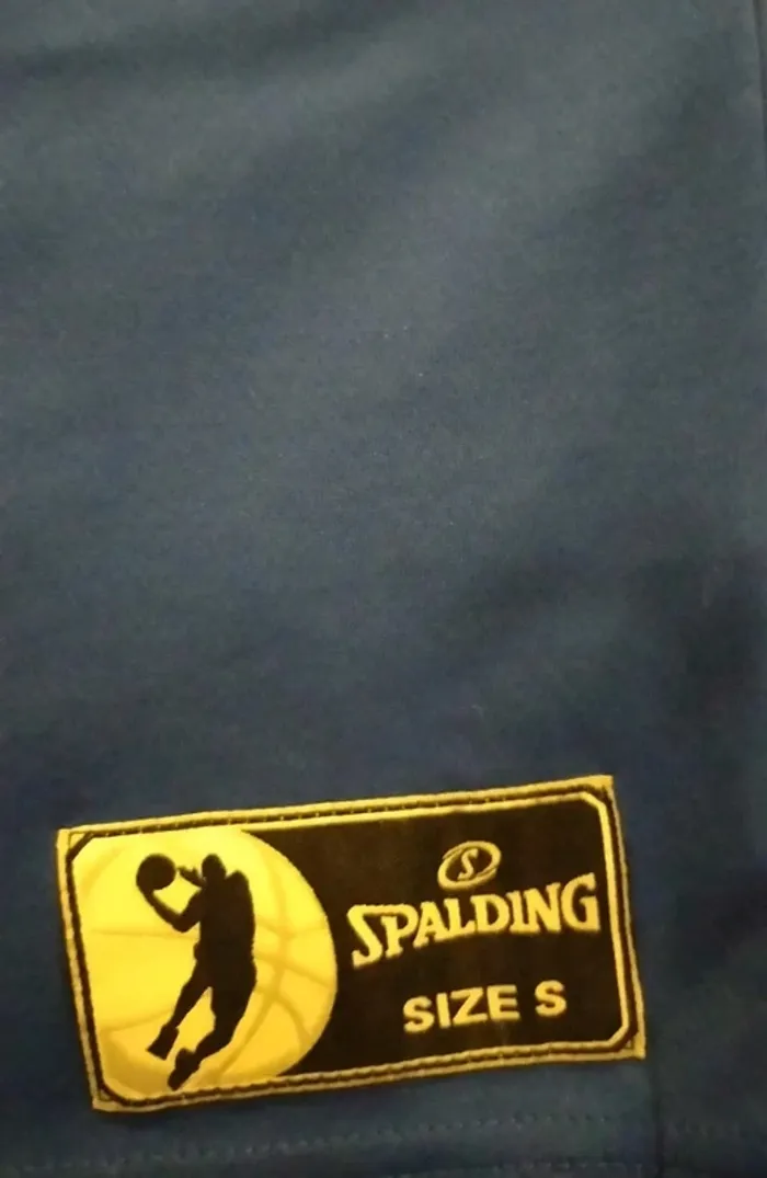 Maillot de basket Spalding, bleu, homme, taille L - photo numéro 3