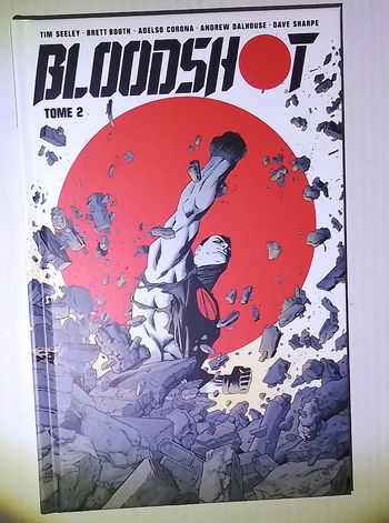 Bande dessinée cartonnée bloodshot tome numéro deux 
