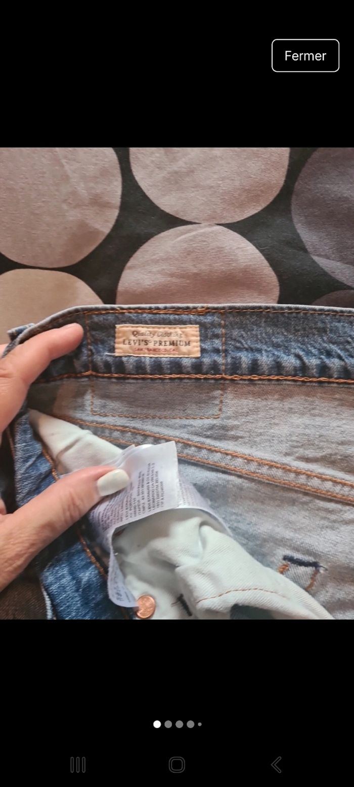 2 Jean levis prix lot 30 euros - photo numéro 7