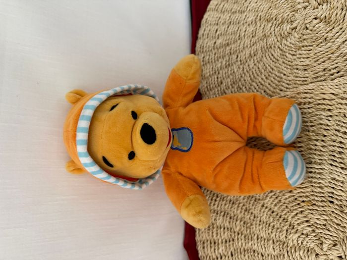 Disney Winnie l'ourson Peluche pyjama orange - photo numéro 5