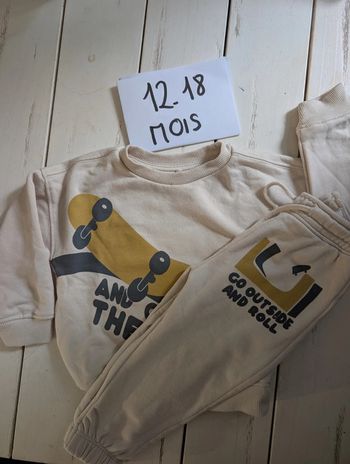 Survêtement jogging bébé garçon 12/18 mois