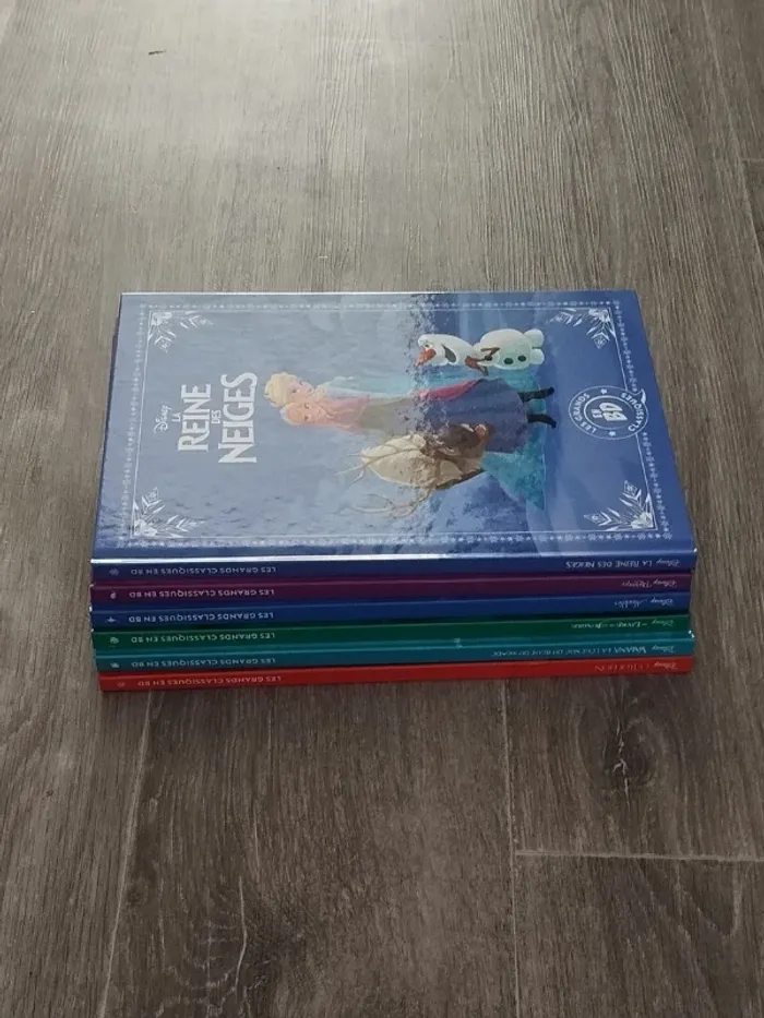 Lot de 6 livres Disney les grands classiques en BD L071 - photo numéro 3