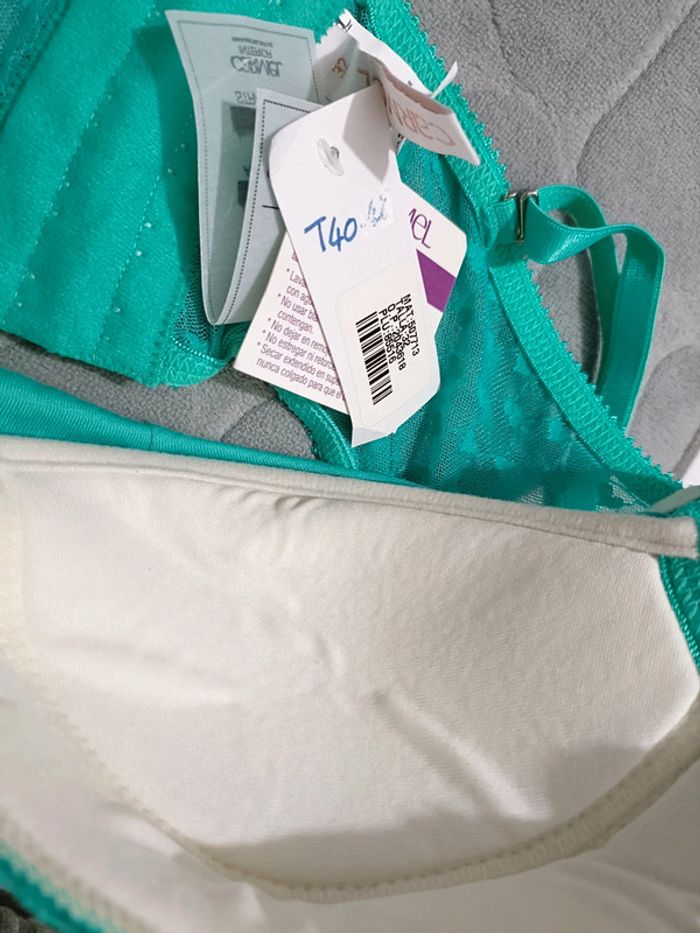 Soutien gorge vert Carmel - photo numéro 3