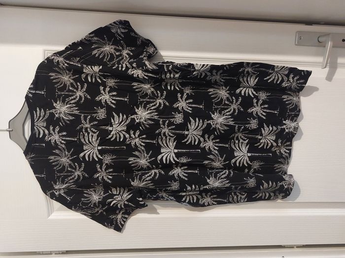 Maillot homme noir avec palmier xl - photo numéro 2