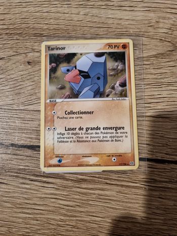 Carte pokémon tarinor émeraude 17/106 année 2005