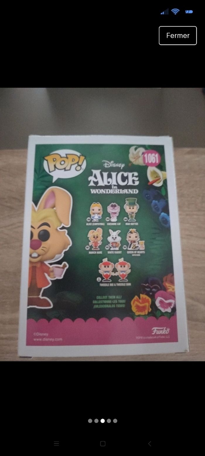 Funko pop March hare - photo numéro 3