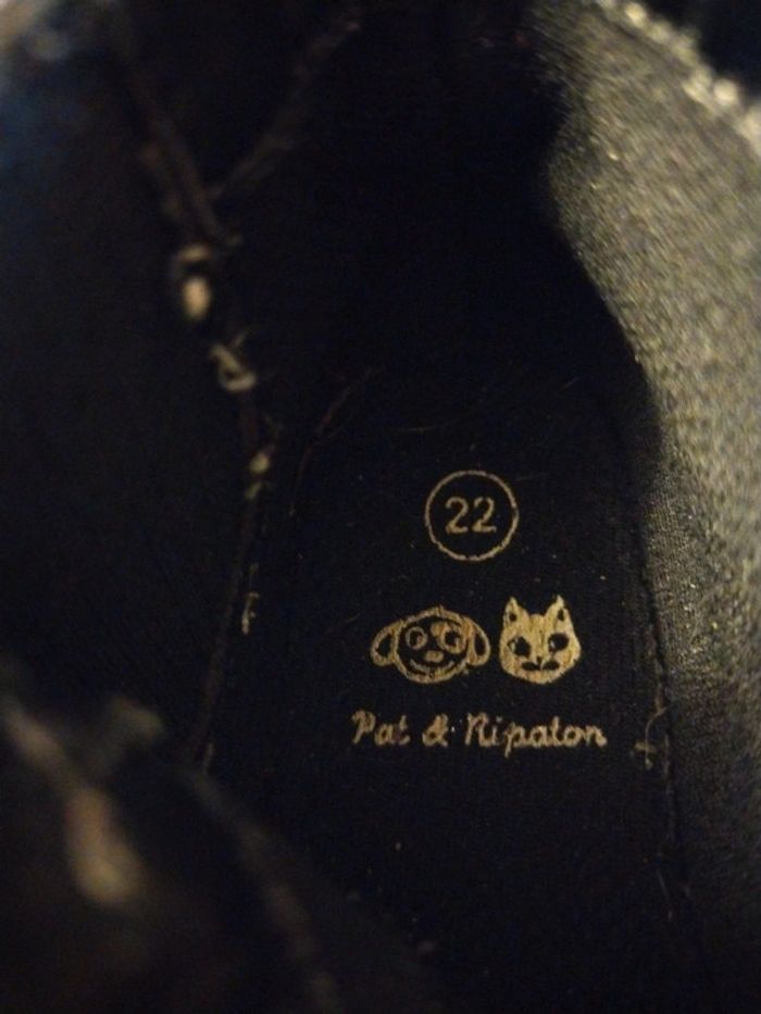 Bottines noires en suédine à fermeture éclair. - photo numéro 5