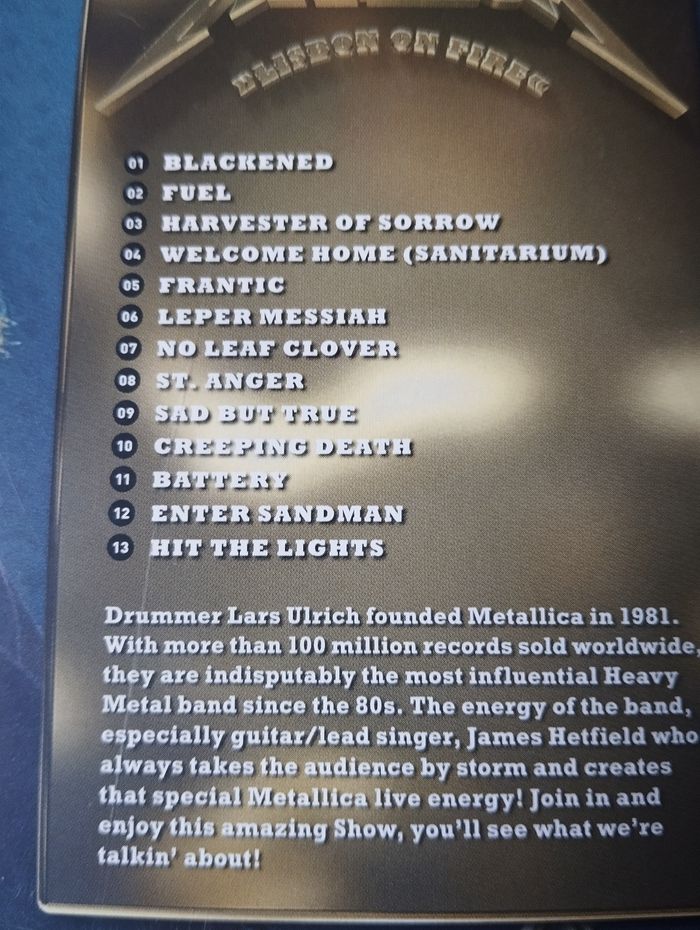 DVD Metallica : Rock In Rio (live Lisbon 2004) - photo numéro 6