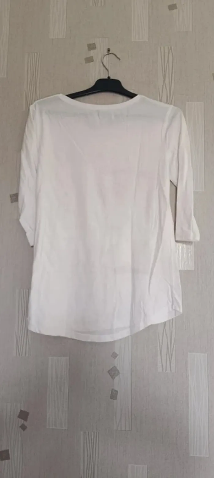 33- Haut manche 3/4 kiabi, Taille S - photo numéro 3
