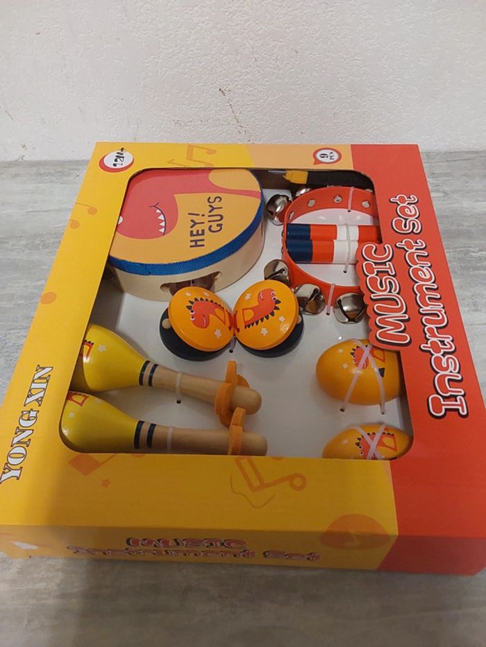 Coffret de 9 instruments couleur jaune - photo numéro 5