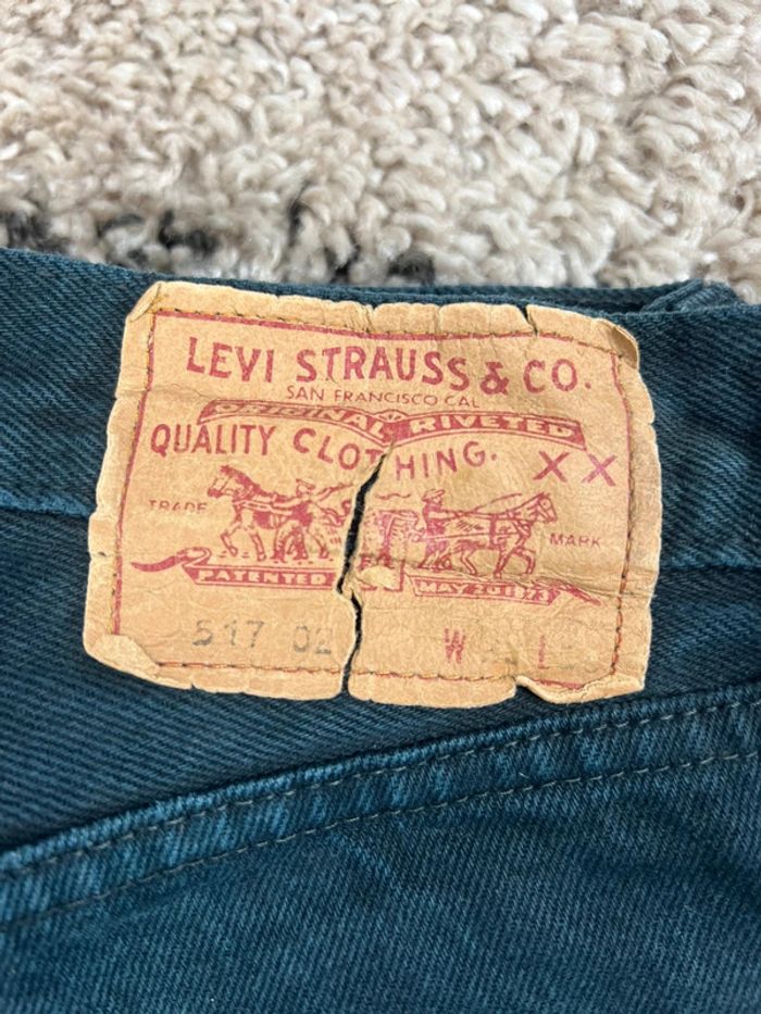 Jean Levis 517 02 noir délavé vintage 28x30 - photo numéro 4