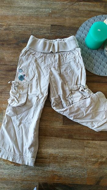 Pantalon beige/Verbaudet/2 ans