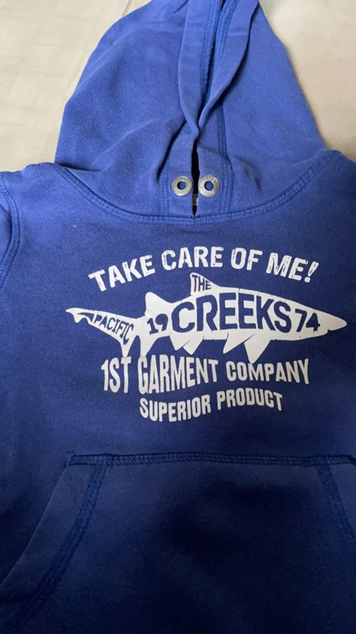 Pull creeks capuche 5 ans - photo numéro 2