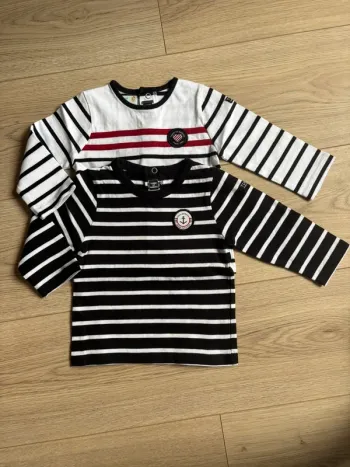 2 T-shirt manches longues