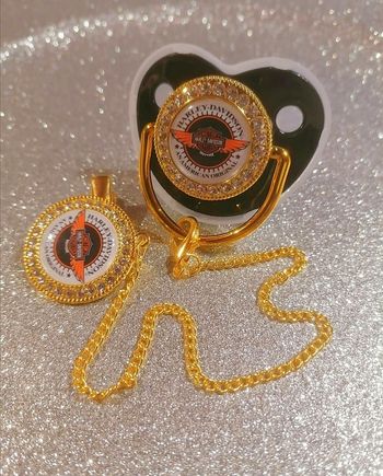 Tétine noir Harley Davidson