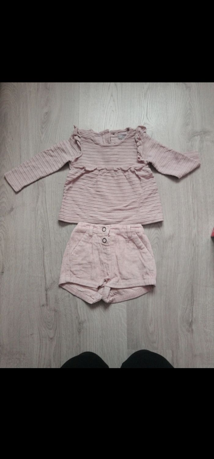 Ensemble fille 18-24 mois