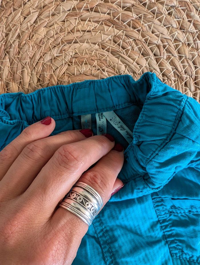 Pantalon doublé garçon 1 mois Orchestra bleu comme neuf - photo numéro 2