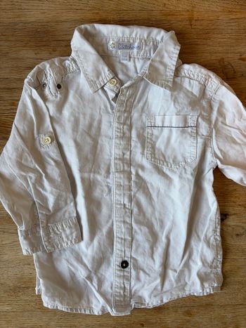 Lot de 2 chemises bébé 12 mois