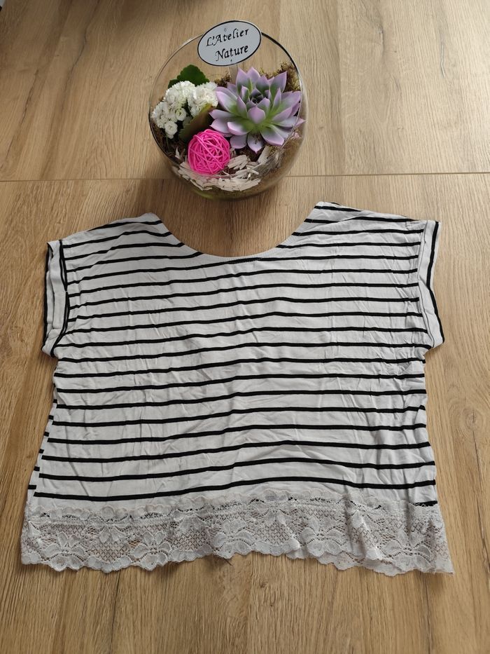 Crop top marinière