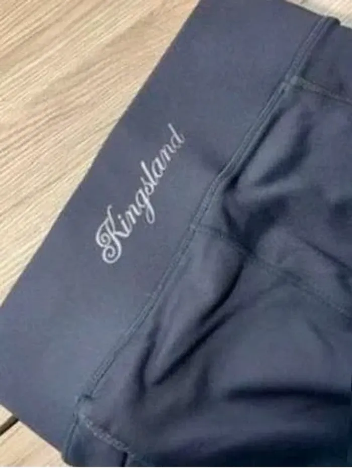 Legging Équitation Kingsland Bleu – Taille S – Très Bon État Grip - photo numéro 5