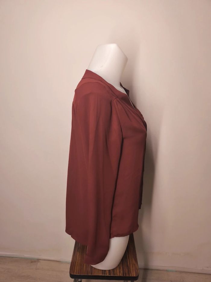 Chemise Vero Moda Femme Taille XS Bordeaux - photo numéro 4