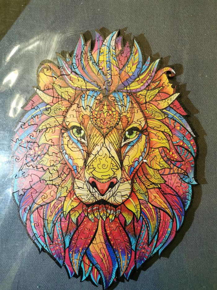 Puzzle en bois Mystery Lion wooden puzzles - photo numéro 7