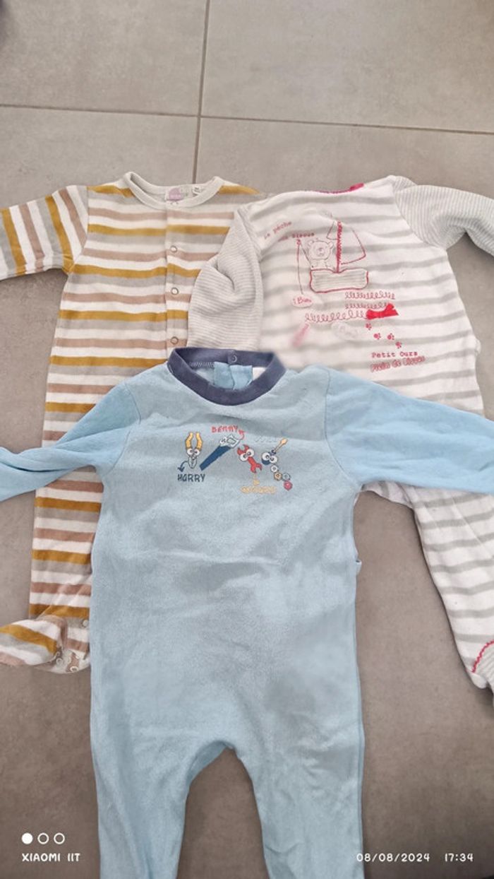 3 pyjamas petit garçon