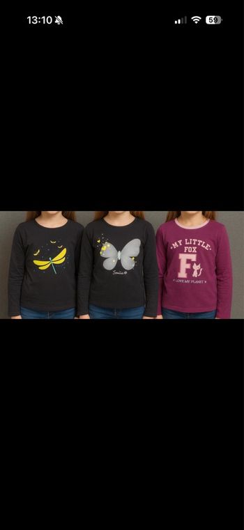 Lot de trois t-shirts