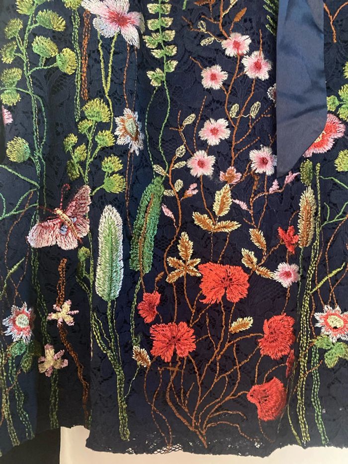 Magnifique chemisier 101 idées en broderie taille M L. XL neuf. - photo numéro 3