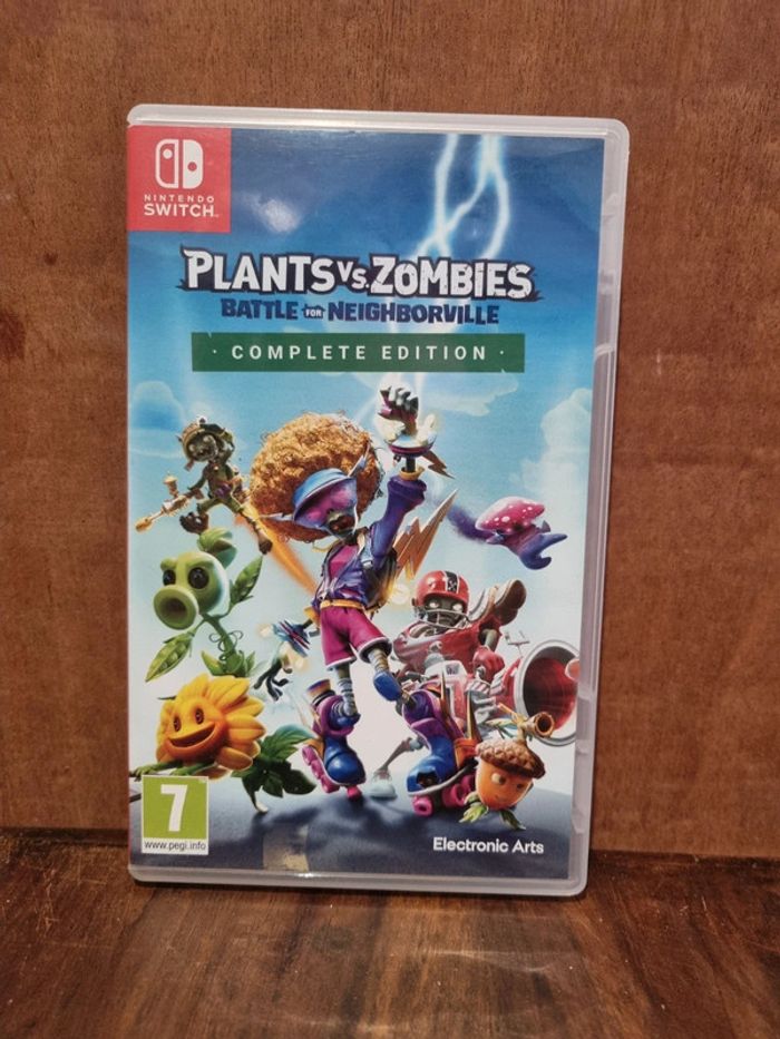 Jeu switch Nintendo Plants vs Zombies Pegi 7