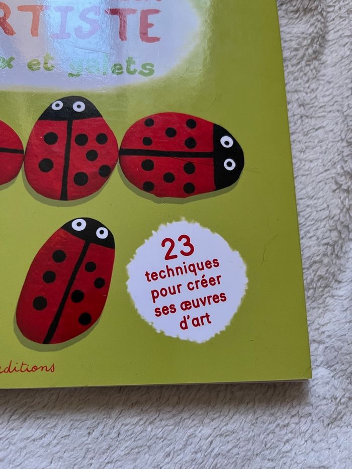 Livre enfants Mon petit atelier d artiste cailloux et galets - photo numéro 2