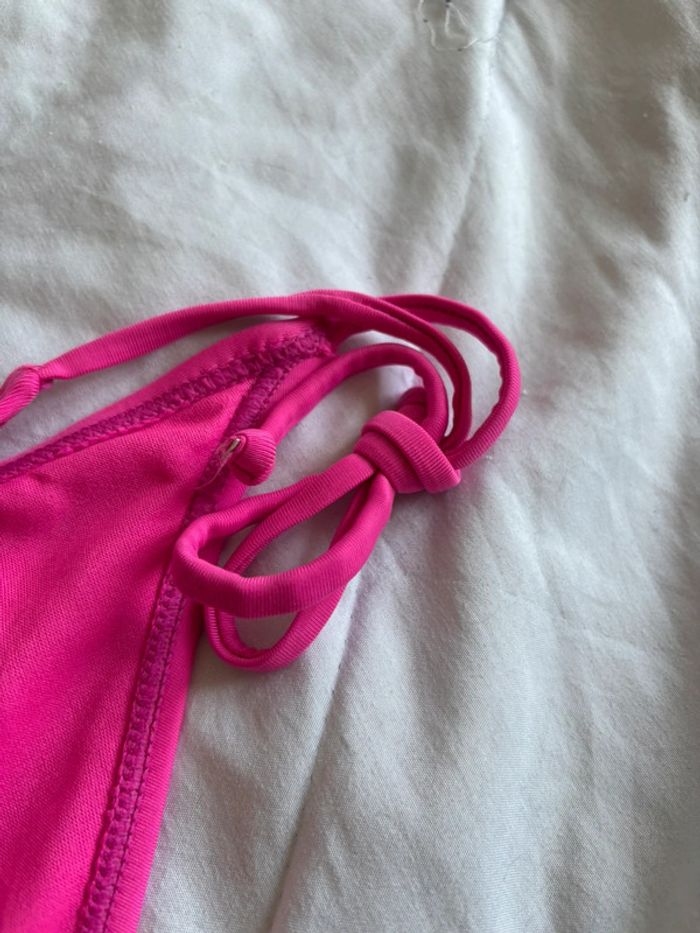 Bas de maillot de bain bikini rose fushia Ardene taille M/38 neuf - photo numéro 2