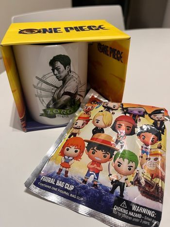 Mug « One Piece » + bag clip