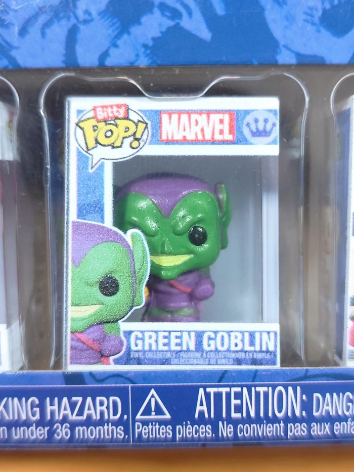 Boîte 4 Bitty Pop! Marvel Comics - Spider-Man & Ennemis (Chase Edition) - photo numéro 3